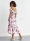 Літня сукня в квітковий візерунок з відкритими плечима | 6806676 | фото 2
