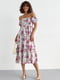 Літня сукня в квітковий візерунок з відкритими плечима | 6806676 | фото 5