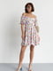 Літня сукня міні з драпіруванням спереду | 6806727 | фото 6