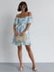 Літня сукня міні з драпіруванням спереду | 6806728 | фото 4