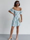 Літня сукня міні з драпіруванням спереду | 6806728 | фото 5