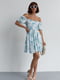 Літня сукня міні з драпіруванням спереду | 6806728 | фото 6