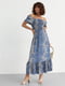 Літня сукня максі з еластичним верхом синя | 6806749 | фото 6