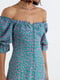 Літня сукня на гудзиках з відкритими плечима | 6806753 | фото 4