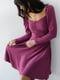 Сукня фіолетова з квадратним вирізом | 6806757 | фото 5