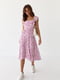 Літня сукня з рукавами-крильцями рожева | 6806815 | фото 6
