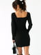 Коротка сукня по фігурі з оригінальним чорним ліфом | 6806830 | фото 2