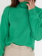 Зелений трикотажний светр | 6806898 | фото 3
