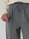 Сірі штани на резинці зі стрілками | 6806915 | фото 4