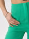 Зелені вкорочені штани із стрілками | 6806937 | фото 4
