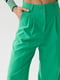 Зелені штани вільного крою зі стрілками | 6806972 | фото 4
