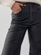 Чорні шкіряні штани у вінтажному стилі | 6807001 | фото 4