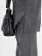 В'язаний темно-сірий оверсайз костюм: джемпер та штани | 6807138 | фото 4