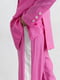 Рожевий костюм в стилі кежуал: жакет та штани з високою талією | 6807215 | фото 4