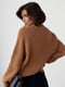 Коричневий светр із рукавами-регланами | 6807261 | фото 2