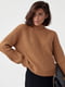 Коричневий светр із рукавами-регланами | 6807261 | фото 6