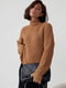 Коричневий светр із рукавами-регланами | 6807261 | фото 7