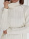 Трикотажний бежевий светр з рукавами-регланами | 6807266 | фото 3