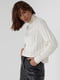 Трикотажний бежевий светр з рукавами-регланами | 6807266 | фото 5