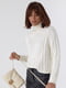 Трикотажний бежевий светр з рукавами-регланами | 6807266 | фото 6