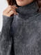 Темно-сірий светр у техніці тай — дай | 6807273 | фото 4