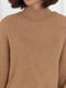 Однотонний світло-коричневий светр oversize фасону | 6807279 | фото 2