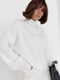Однотонний светр молочного кольору oversize фасону | 6807280 | фото 5