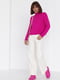 Трикотажний светр з рукавами-регланами кольору фуксія | 6807286 | фото 4