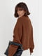 Однотонний коричневий светр oversize фасону | 6807306 | фото 2