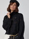 Ажурний чорний светр із застібкою з боків | 6807308 | фото 4