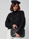Ажурний чорний светр із застібкою з боків | 6807308 | фото 8