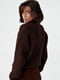 Темно-коричневий светр із рукавами-регланами | 6807311 | фото 2