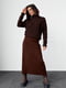 Темно-коричневий светр із рукавами-регланами | 6807311 | фото 8