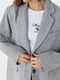 Однобортний піджак у смужку світло-сірий | 6807419 | фото 4