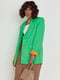 Піджак із кольоровою підкладкою зелений | 6807421 | фото 3