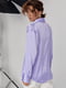 Шовкова світло-фіолетова сорочка на гудзиках | 6807525 | фото 2