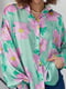 Шовкова блуза на гудзиках з квітковим візерунком | 6807536 | фото 4