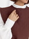 Комплект: блуза з об'ємними рукавами та накидка з поясом | 6807553 | фото 2