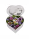 Букет из мыла в коробке сердце «Лиловые розы» (550 г) | 5340258 | фото 2
