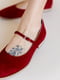 Червоні велюрові туфлі | 6808446 | фото 8