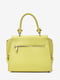 Кожаная сумка кросс-боди лимонного цвета | 6808455 | фото 2