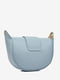 Голубая кожаная сумка кросс-боди | 6808459 | фото 2