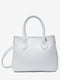 Белая кожаная сумка кросс-боди | 6808464 | фото 2