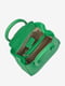 Зеленая кожаная сумка кросс-боди | 6808466 | фото 3