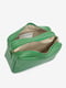 Зелена шкіряна сумка крос-боді | 6808481 | фото 3