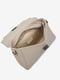 Кожаная сумка кросс-боди цвета капучино | 6808489 | фото 3