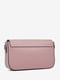 Темно-розовая кожаная сумка кросс-боди | 6808501 | фото 2