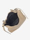 Шкіряна сумка крос-боді кольору світлий тауп | 6808509 | фото 3