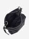 Чорна шкіряна сумка крос-боді | 6808510 | фото 3