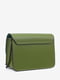 Кожаная сумка кросс-боди травяного цвета | 6808515 | фото 2